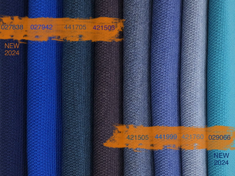 Blue 100% merino wool scarf handwoven in Segovia, Spain, by Tita Martín – unisex, 200x65cm, superfine natural fibre.