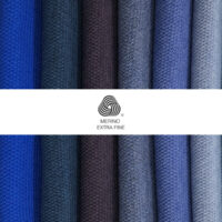 Chal lana merino 100% azules. azules - artesanal Segovia - Color #