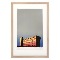 Framed silkscreen 'La Choricera' 2023, 6-ink screen print on Canson Montval 300g, 42x26.5cm, edition 1/50, by montón de trigo montón de paja, Segovia.