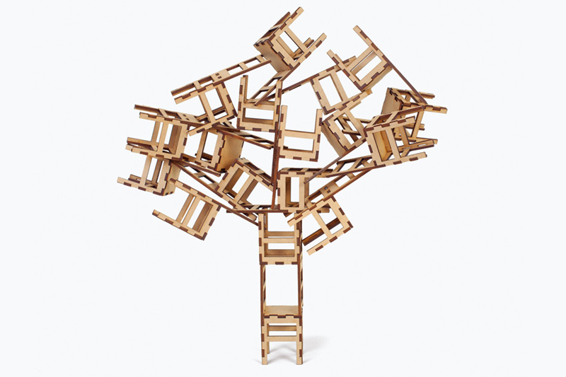 The chairs.